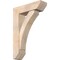 Ekena Millwork Thorton Slat Smooth Bracket w/ Offset Brace, Douglas Fir, 7 1/2"W x 26"D x 38"H BKT0806X26X38THR06SDF - alternate 1